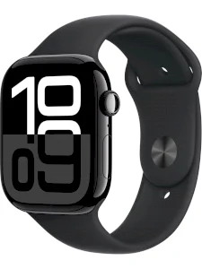 Apple Watch Series 10 GPS 46mm Aluminum Case Sport Band Smartwatch